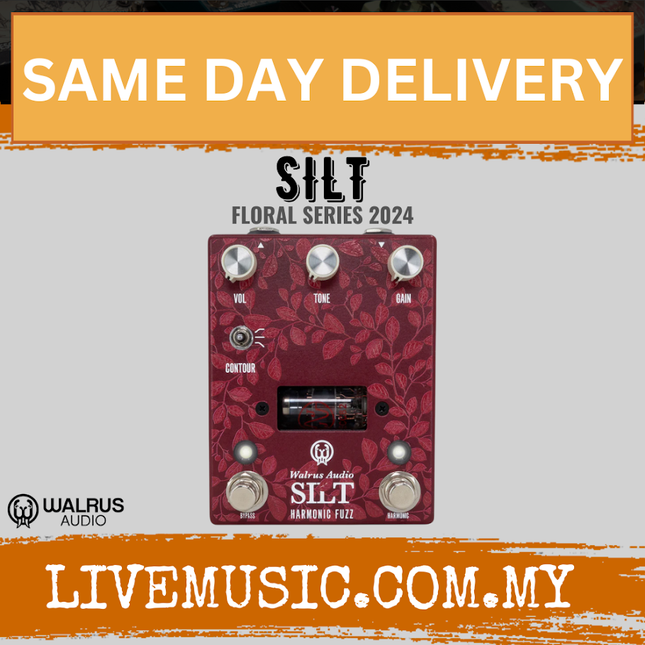 Walrus Audio SILT Harmonic Tube Fuzz Guitar Pedal, Floral Series 2024