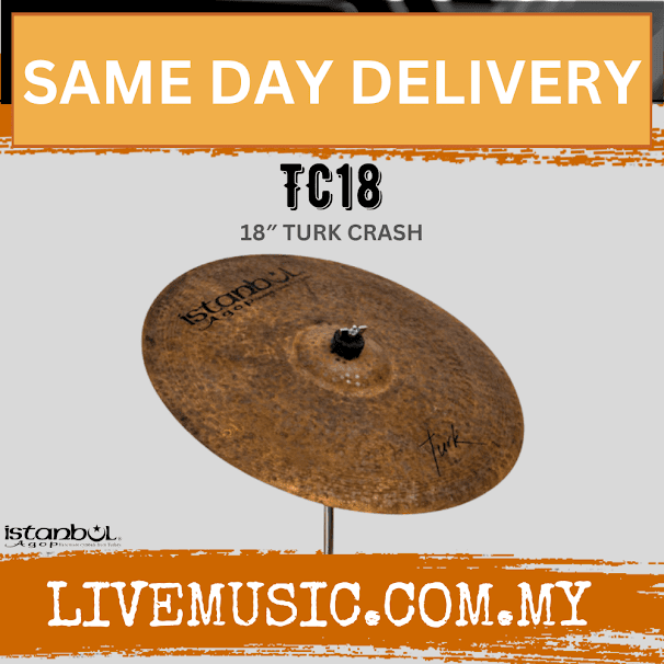 Istanbul Agop TC18 18" Turk Crash Cymbal (TC 18 / TC-18)