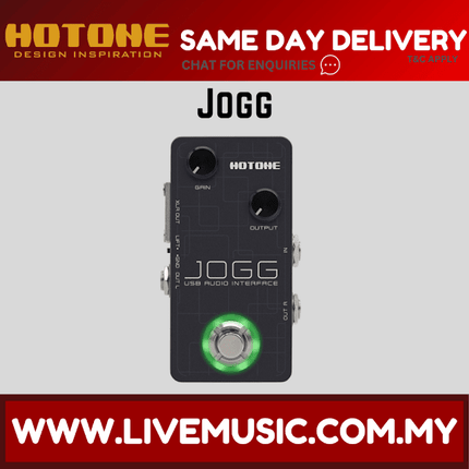 Hotone JOGG USB Audio Interface Guitar Pedal