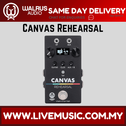 Walrus Audio Canvas Rehearsal Guitar Effects Pedal ( Rehearsal )