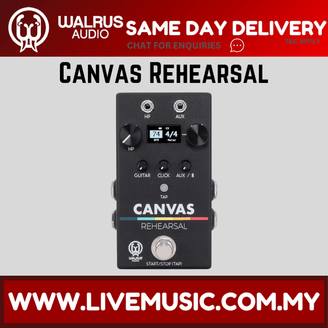 Walrus Audio Canvas Rehearsal Guitar Effects Pedal ( Rehearsal )