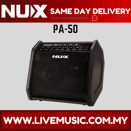 NUX PA-50 50-watts Personal and Drum Monitor (PA50)