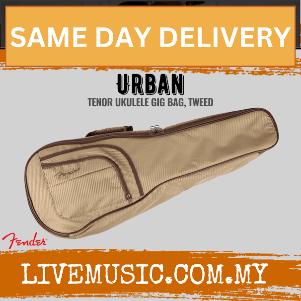 Fender Urban Tenor Ukulele Bag, Tweed