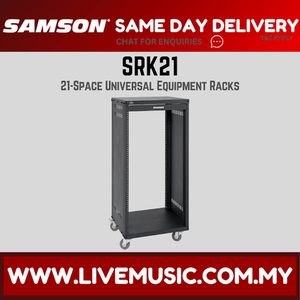 Samson SRK21 Universal Equipment Rack Stand 21 Space (SRK 21/SRK-21)