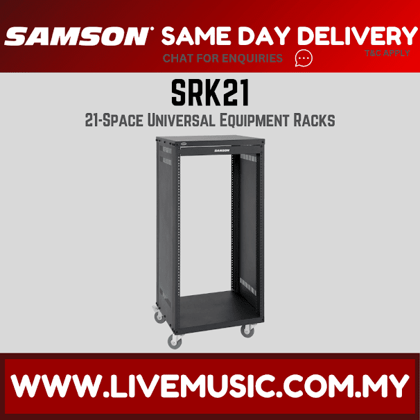 Samson SRK21 Universal Equipment Rack Stand 21 Space (SRK 21/SRK-21)
