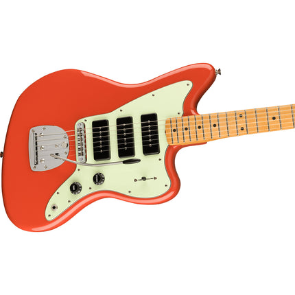 Fender Noventa Jazzmaster Electric Guitar, Maple Fretboard - Fiesta Red