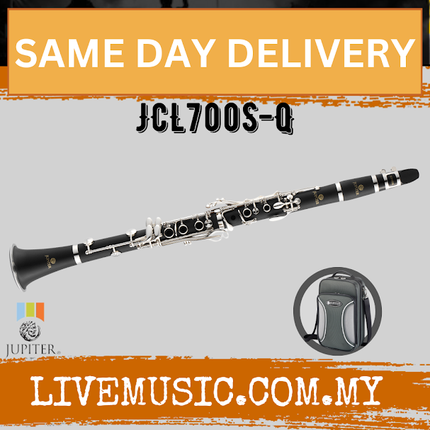 Jupiter JCL700S-Q 700 Series Bb Clarinet With Side-Carry Softcase (JCL700SQ/JCL 700S-Q)