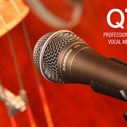Samson Q7x - Professional Dynamic Handheld Microphone With Clip (Q7-x/SAQ7X)