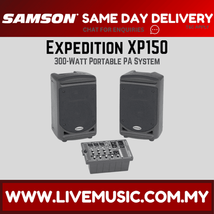 SAMSON EXPEDITION XP150 PORTABLE PA SYSTEM ( EXPEDITIONXP150 / EXPEDITION XP150 )