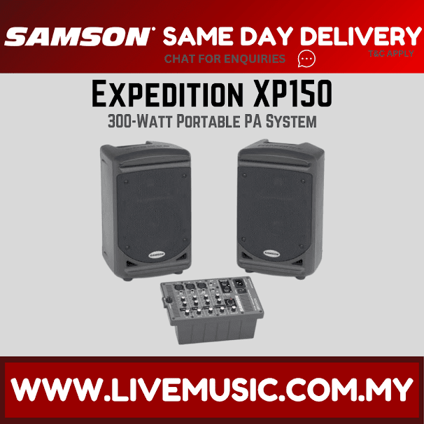 SAMSON EXPEDITION XP150 PORTABLE PA SYSTEM ( EXPEDITIONXP150 / EXPEDITION XP150 )