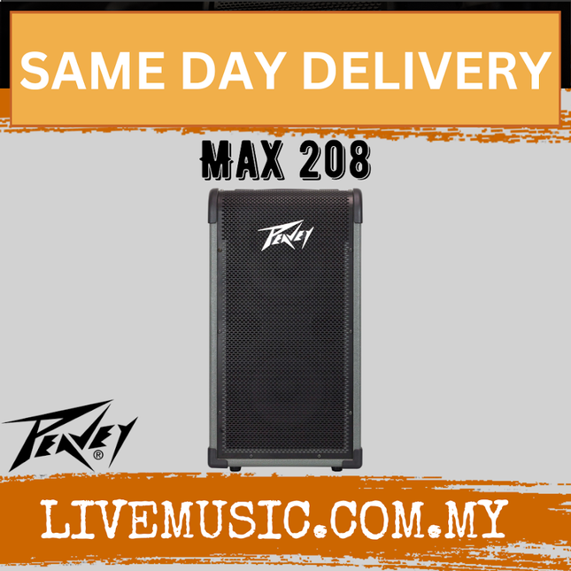 Peavey Max 208 200-watt 2x8" Bass Combo Amplifier (Max208/Max-208)
