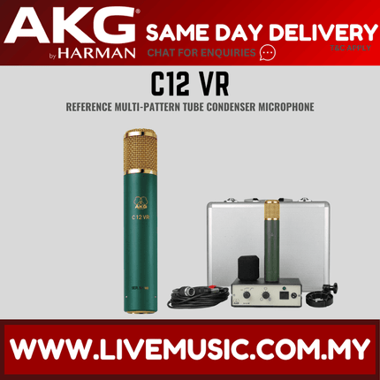 AKG C12 VR Large-diaphragm Tube Condenser Microphone (C12VR C12-VR)