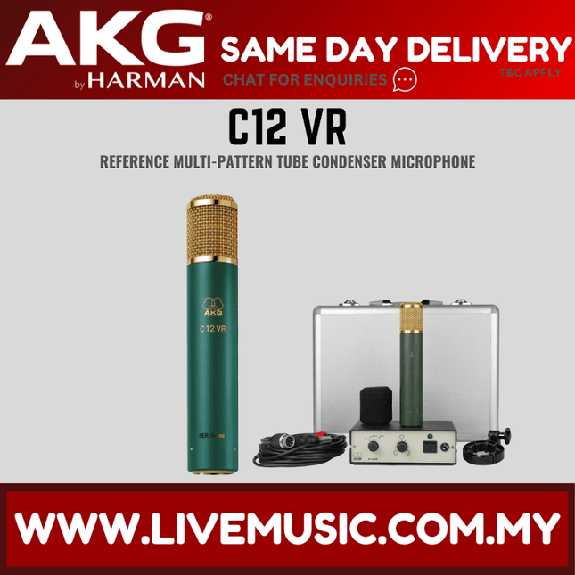 AKG C12 VR Large-diaphragm Tube Condenser Microphone (C12VR C12-VR)