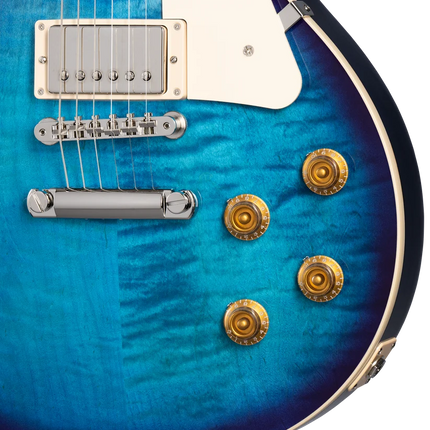 GIBSON LES PAUL STANDARD 50S FIGURED TOP ELECTRIC GUITAR - BLUEBERRY