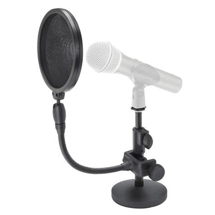 Samson MD2/PS05 Bundle Desktop Microphone Stand And Microphone Pop Filter (MD2PS05/MD 2/PS 05/MD-2 PS-05)