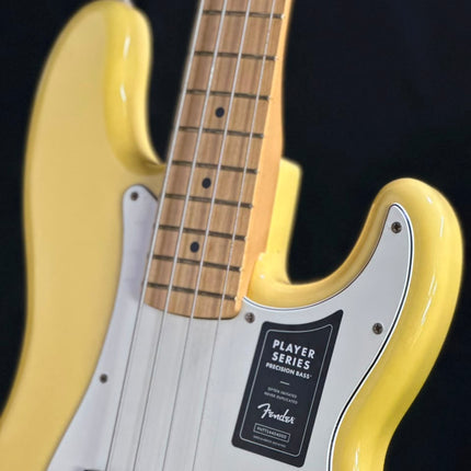 DISPLAY - Fender Player Precision Bass Electric Guitar, Maple Fretboard - Buttercream
