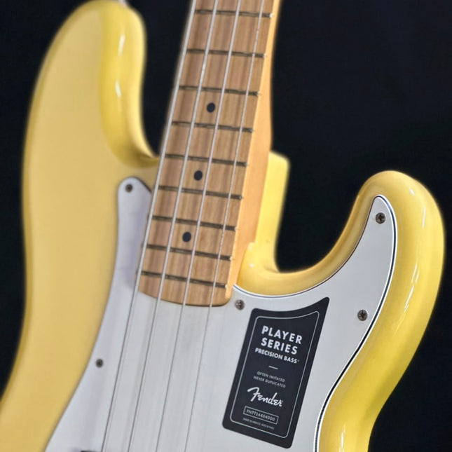 DISPLAY - Fender Player Precision Bass Electric Guitar, Maple Fretboard - Buttercream