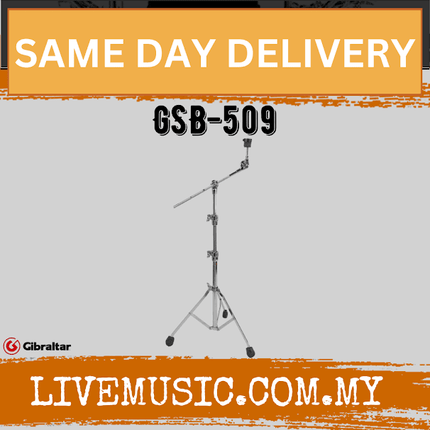 Gibraltar GSB-509 Pro Lite Single Braced Boom Cymbal Stand (GSB509)