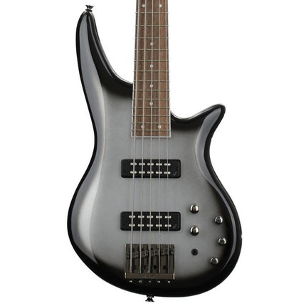 Jackson JS Series Spectra JS3V 5-String Bass Guitar, Laurel Fretboard - Silver Burst (JS-3V/JS 3V)