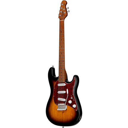 Sterling Cutlass CT50SSS Electric Guitar, Roasted Maple Fretboard - Vintage Sunburst (CT50-SSS/CT50SSS-VSBS)