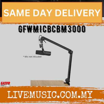 Gator Deluxe Frameworks Desktop Mic Boom Stand (GFWMICBCBM3000)