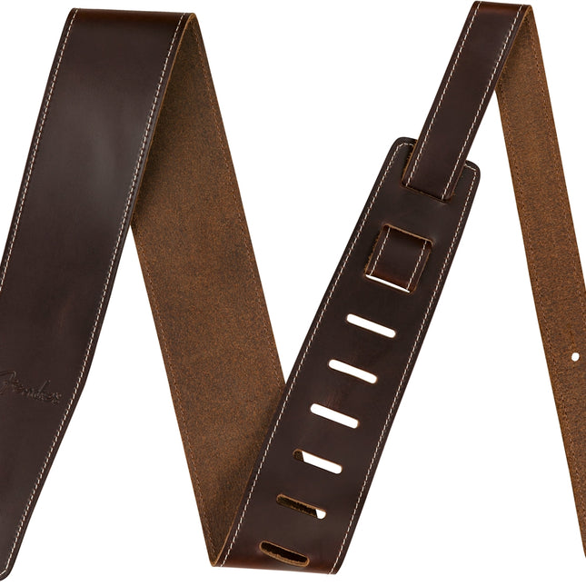 Fender Broken-in Leather Guitar Strap - Brown