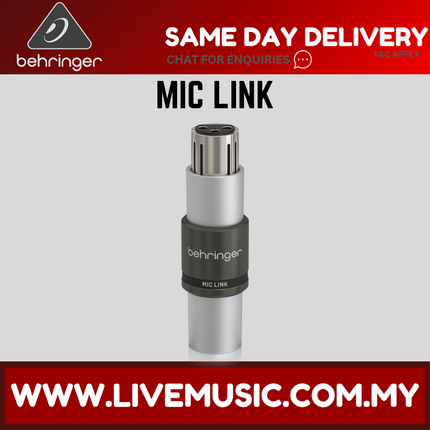 BEHRINGER MIC LINK Compact Dynamic Microphone Booster w/High-Quality Preamp ( MICLINK / MIC-LINK )