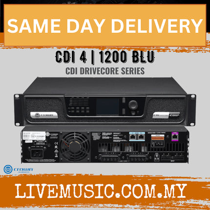Crown CDi 4|1200BL 4-Channel DriveCore Series Power Amplifier ( CDi-4|1200BL / CDi4|1200BL )