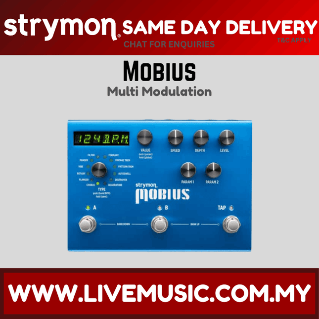 Strymon Mobius Multidimensional Modulation Pedal / Multi-effects Modulation Pedal