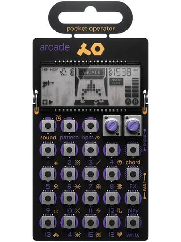Teenage Engineering PO-20 Arcade – 16-Step Pocket Operator & Chiptune Drum Synth ( PO20 PO 20 )