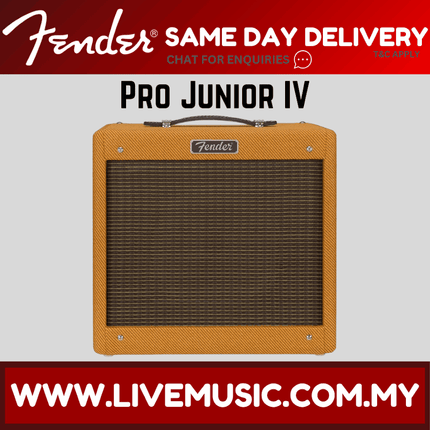 Fender Pro Junior IV Guitar Combo Tube Amplifier - Lacquered Tweed