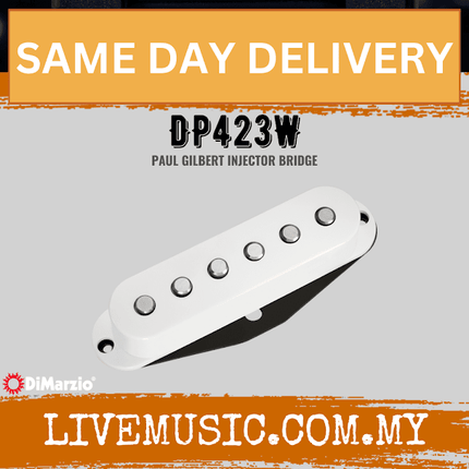 DiMarzio DP423W Paul Gilbert Injector Bridge - White (DP 423W/DP-423W)