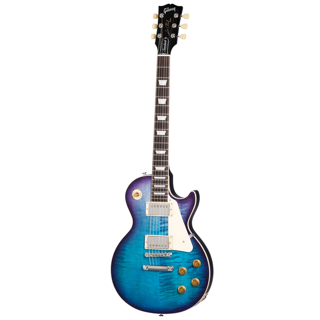 GIBSON LES PAUL STANDARD 50S FIGURED TOP ELECTRIC GUITAR - BLUEBERRY