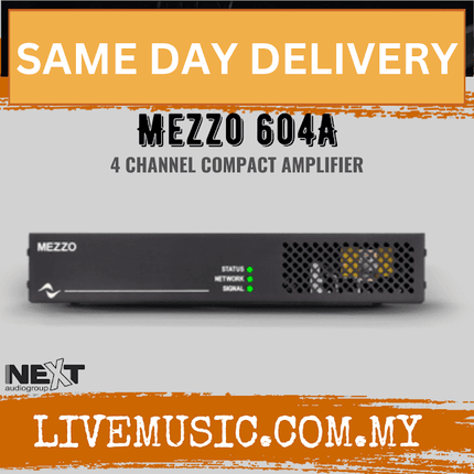 Next Audio Powersoft Mezzo 604A 4 Channel Compact Amplifier ( Mezzo-604A / Mezzo604A )