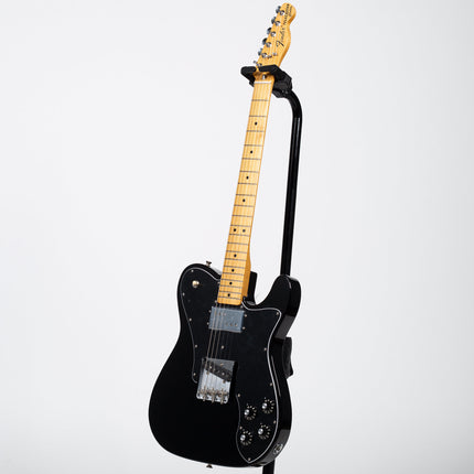 Fender Vintera 70s Telecaster Custom Electric Guitar, Maple Fretboard with Gig Bag - Black