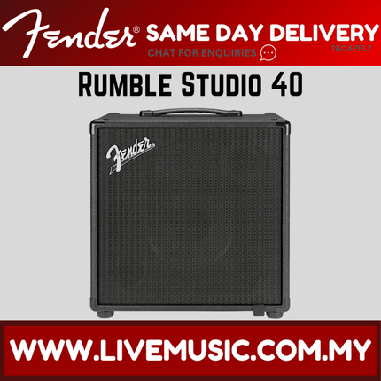 Fender Rumble Studio 40 - 40 watts, 1x10" Bass Amplifier (Studio-40)