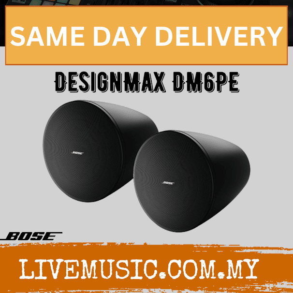 Bose DesignMax DM6PE Loudspeaker - Black ( DM6PE )