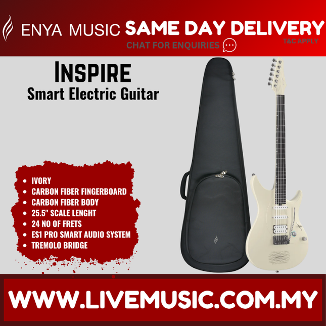 ENYA Inspire Smart Electric Guitar - Ivory (INSPIRESMART)
