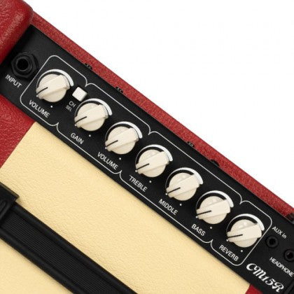 Cort CM15R-DR 15-Watt Electric Guitar Amplifier - Dark Red ( CM15R / CM15RDR)
