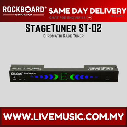 Rockboard by Warwick Stage Tuner ST-02 Chromatic Pedal Tuner