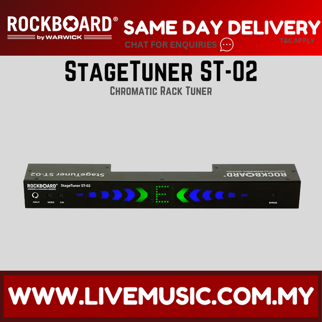 Rockboard by Warwick Stage Tuner ST-02 Chromatic Pedal Tuner