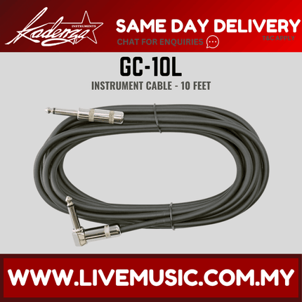 Kadenza GC-10L - 10 Feet Instrument Cable (GC10L)