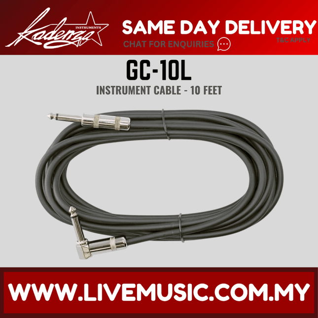 Kadenza GC-10L - 10 Feet Instrument Cable (GC10L)