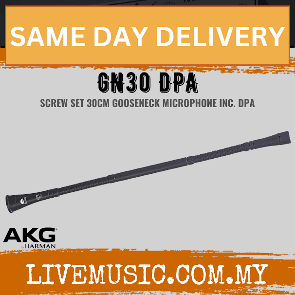 AKG GN30 incl. DPA, screw set 30cm Gooseneck Microphone (GN-30 / GN 30)