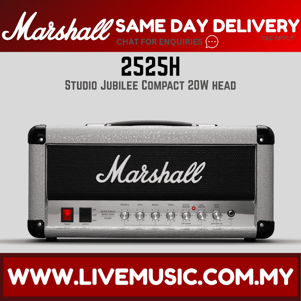 Marshall Studio Jubilee 2525H Mini Jubilee 20W Guitar Amplifier Head (2525-H)