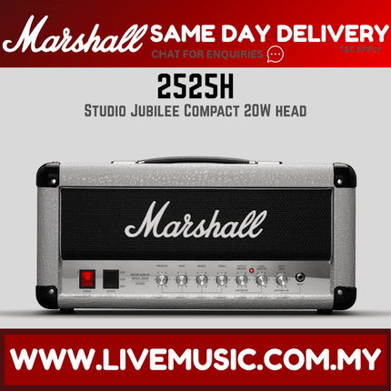 Marshall Studio Jubilee 2525H Mini Jubilee 20W Guitar Amplifier Head (2525-H)