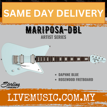 Sterling MARIPOSA Signature Electric Guitar - Daphne Blue ( MARIPOSA )