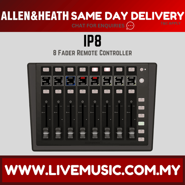 Allen & Heath IP8/X Remote Controller ( IP8-X / IP8X )