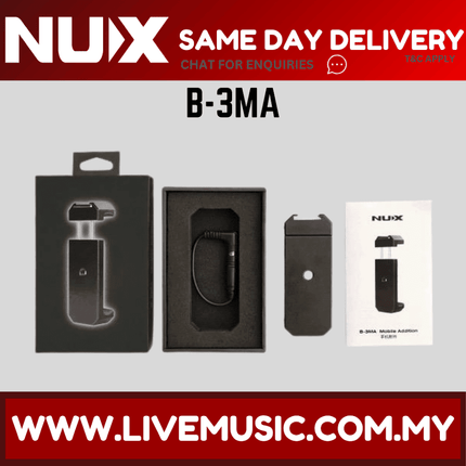Nux B-3MA Mobile Phone Holder Mount For Clip On Mic Microphone System ( B3MA / B3)