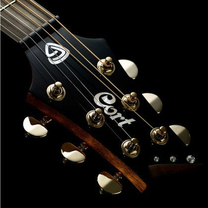 Cort Luxe - Frank Gambale Signature Model Acoustic-Electric Guitar with Gig Bag - Natural Glossy